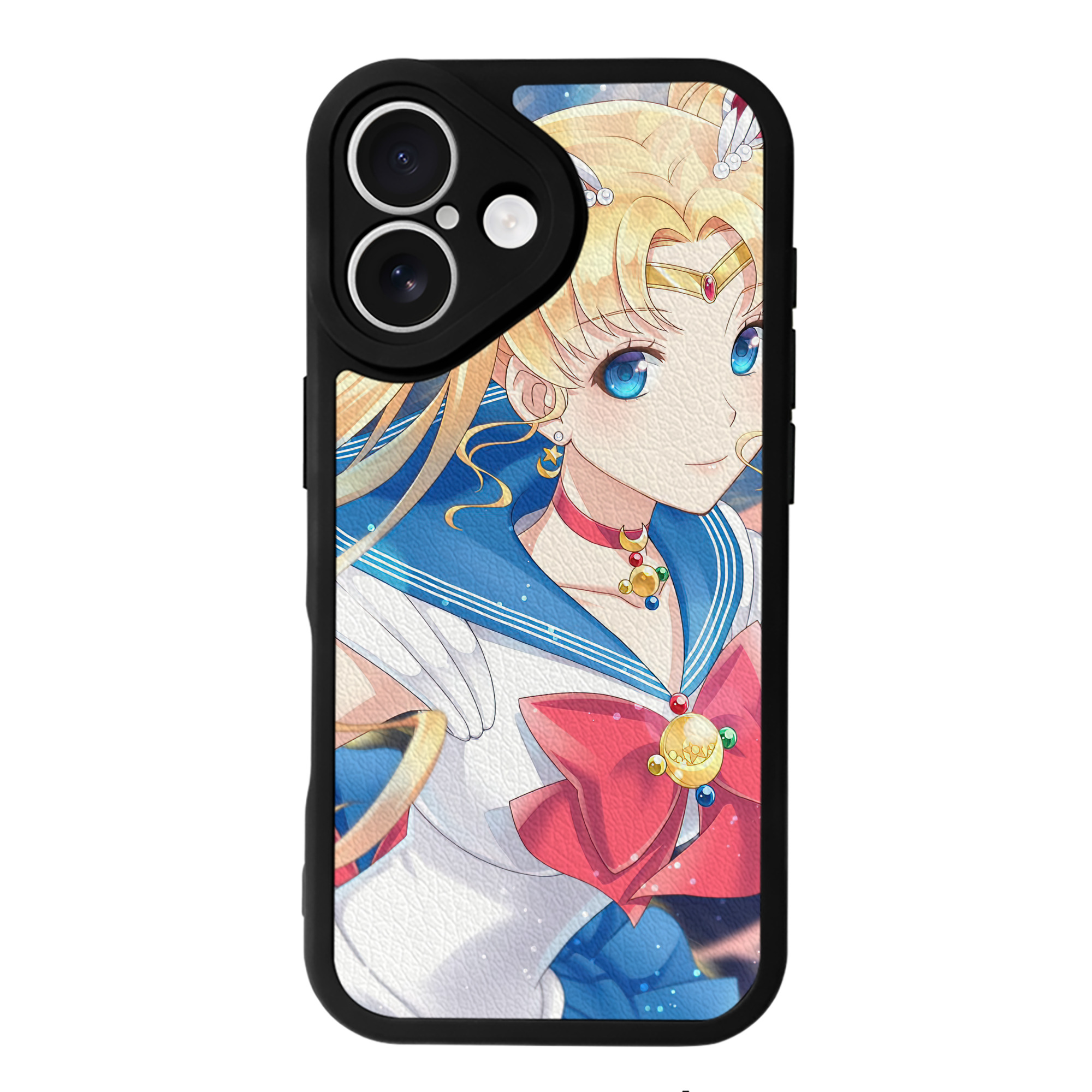 （画像用） 美少女戦士セーラームーン Sailor Moon 【iPhone 16シリーズ対応】シリコンスマホケース（レザー調） 材質：シリコン